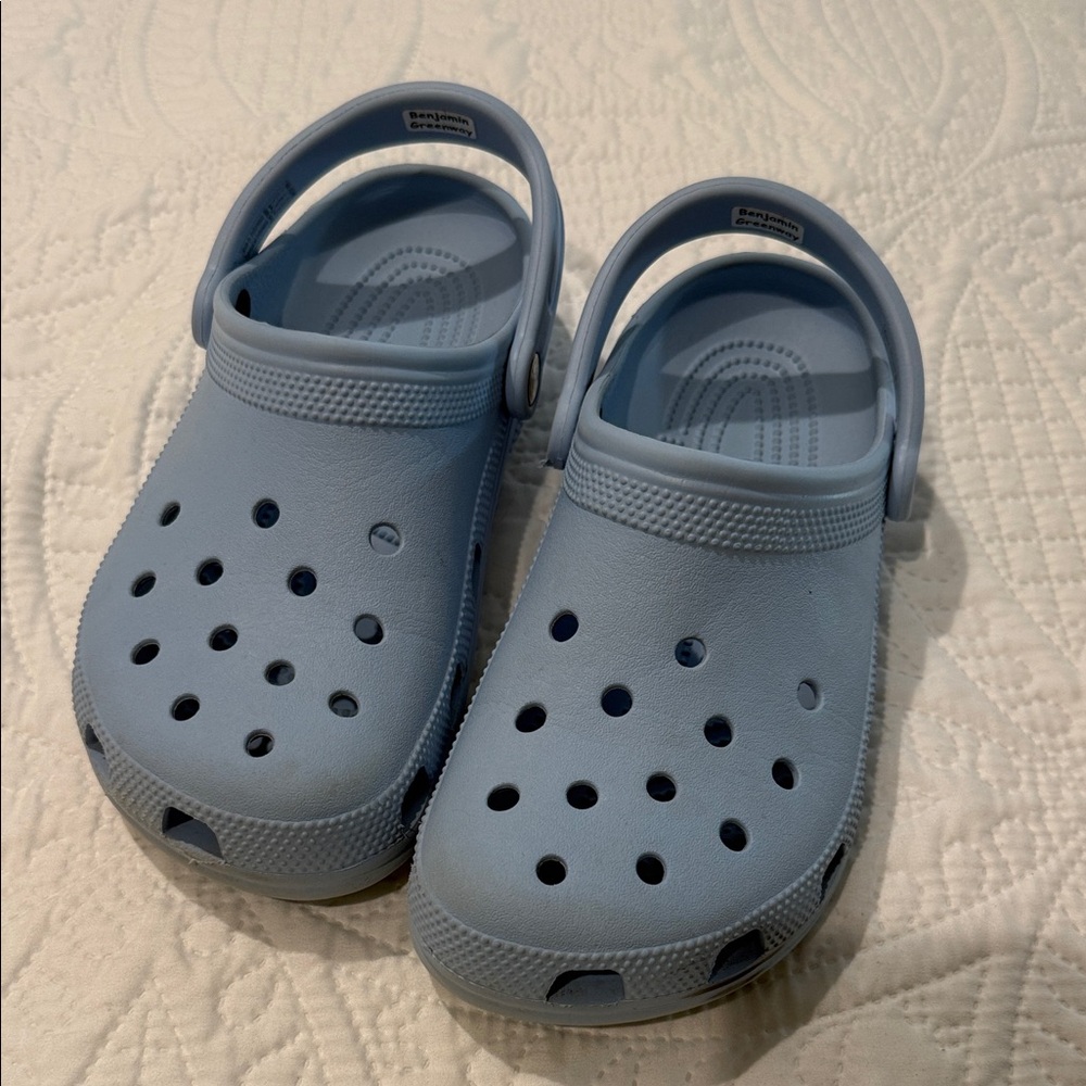 Kids Light Blue Classic Crocs
